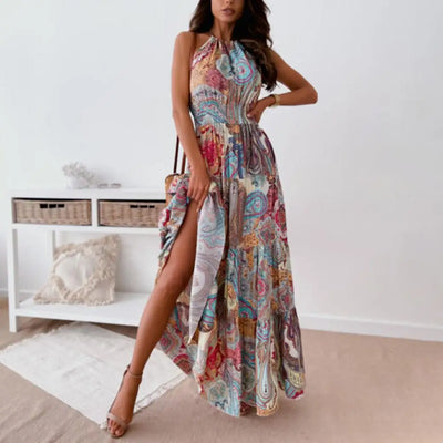 Jette - Halter-Maxikleid - Rückenfrei