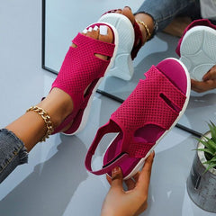 Orla® | Orthopädische Sandalen mit offener Spitze in Rot