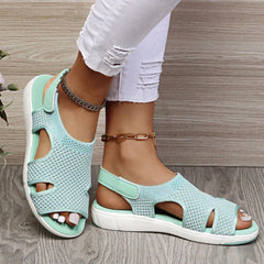 Orla® | Orthopädische Sandalen mit offener Spitze in Grün
