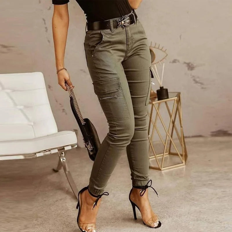 Suse - Stilvolle Frauen Jeans Hosen Mit Taschen Aus Bequemem