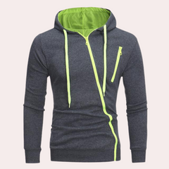 Nola | Eleganter und vielseitiger Sommer-Hoodie in Dunkelgrau