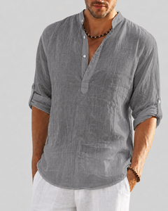 Roland | Herren Elegantes Business Hemd in Grau