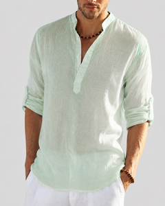 Roland | Herren Elegantes Business Hemd in Helles Grün