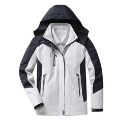 Wasserdichte Regenjacke für Damen | Mit Kapuze in Beige