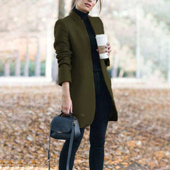 Modischer Trenchcoat für Damen | Lässig in Grün