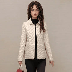 Evoke™ Steppjacke mit Baumwolle und Steppstruktur / Raffinesse und Leichtigkeit für Lhren Eleganten Winter! in Khaki