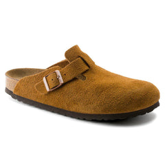 Wildleder-Loafer-Sandalen mit Schnalle für Herren in Braun