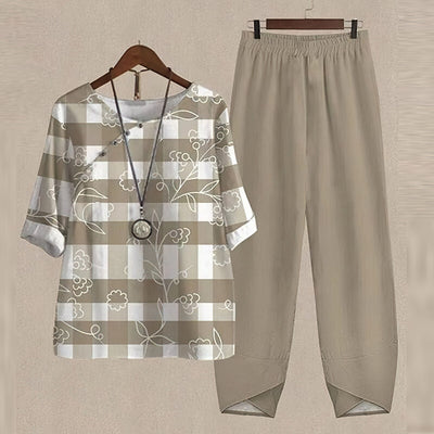 Sommer Zweiteiliges Set für Damen | Leichte