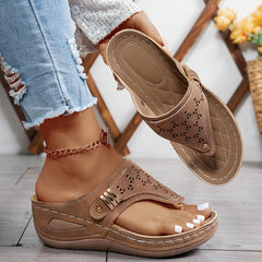 Wendy | Orthopädische Komfortsandale für den Sommer in Braun