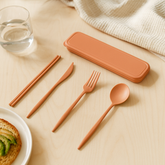 TerraGo | Reiseutensilien-Set in Orange