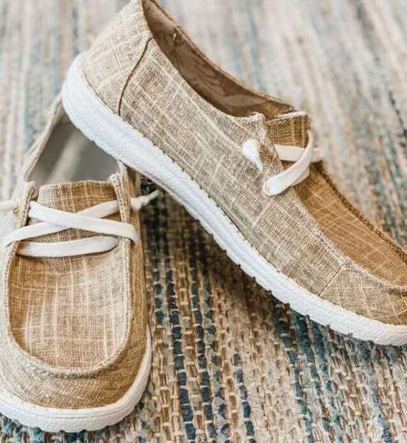 Thalia - Damen Alle Jahreszeiten Canvas-Flatschuhe mit Schnürung