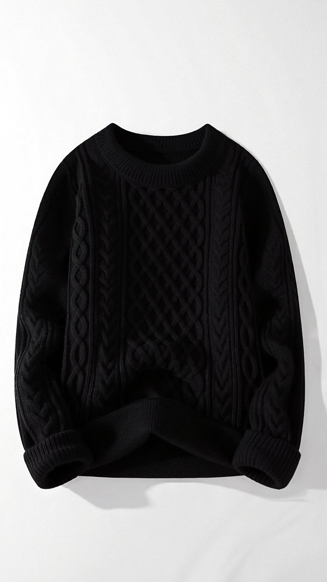 Abdal Strickpullover mit Rundhalsausschnitt