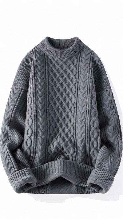 Abdal Strickpullover mit Rundhalsausschnitt