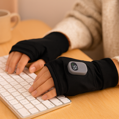 Thermiq | Intelligente beheizte Handschuhe in Schwarz