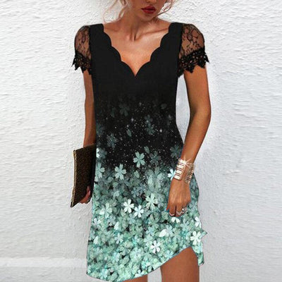 Tilda - Elegantes Kleid mit Spitzenbesatz für Damen