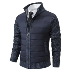 Zoren - Strick- und Steppjacke - Wärmedämmung in Blau