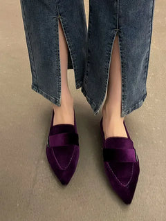 Tjorna - Spitze Slip-On Schuhe für Damen in Lila