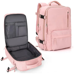 Travex | Multifunktionaler Rucksack für Damen Reisen in Rosa