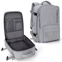 Travex | Multifunktionaler Rucksack für Damen Reisen in Grau