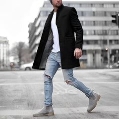 LONZZO – Der elegante und einzigartige Mantel in Schwarz