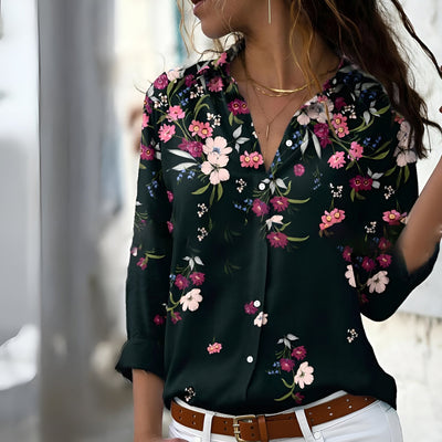 Pearl - Lässige Damen Bluse mit Muster