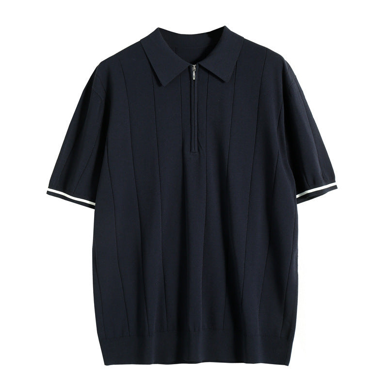 Poloshirt mit Reißverschluss für Herren