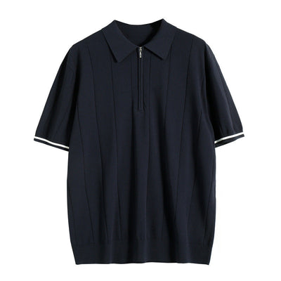 Poloshirt mit Reißverschluss für Herren