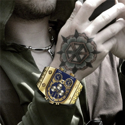 Cronos Eleganz - Uhr und Doppelarmband Set als Geschenk