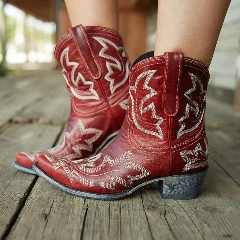 Bestickte Cowboystiefel für Damen | Sommer