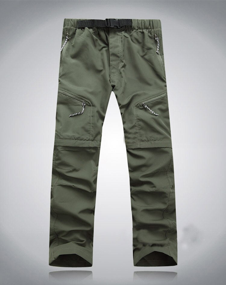 Ulbert - Herren Zip-Off Hosen mit elastischem Bund