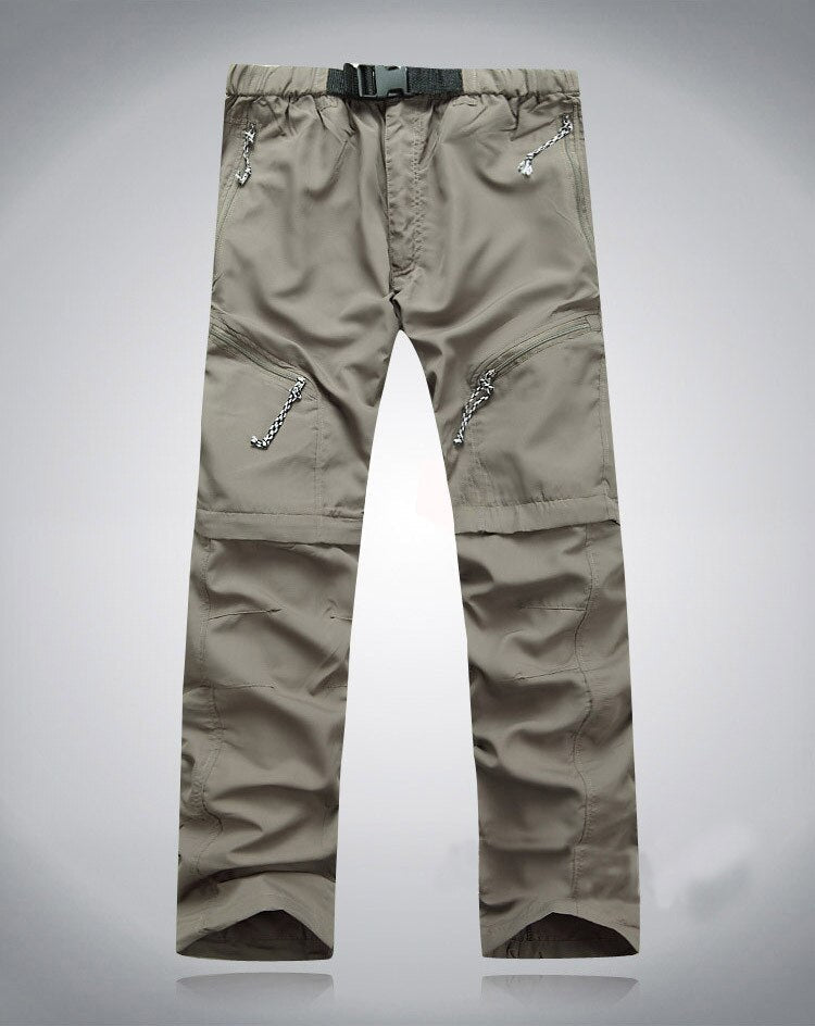 Ulbert - Herren Zip-Off Hosen mit elastischem Bund