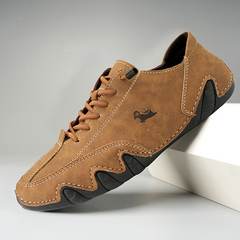 Ultraflex Barfuß - Lederschuhe (Unisex) in Braun