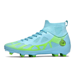 Kevin | Unisex Fußballschuhe mit Spikes in Hellblau mit Spikes