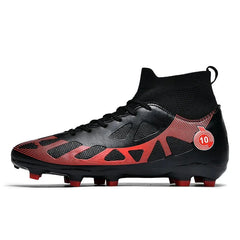 Kevin | Unisex Fußballschuhe mit Spikes in Schwarz mit Stacheln