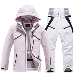 Karin | Unisex Winter Skianzug Set in Rosa