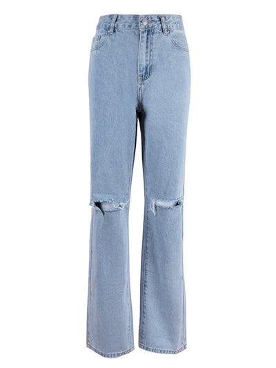 Monty - Damenmode Zerrissene Jeans