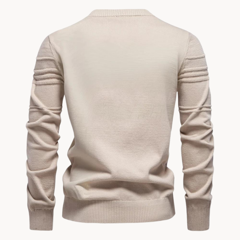 Pullover mit Rundhalsausschnitt für Herren