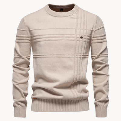 Pullover mit Rundhalsausschnitt für Herren