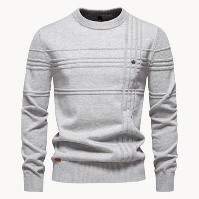 Pullover mit Rundhalsausschnitt für Herren
