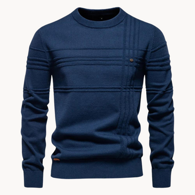 Pullover mit Rundhalsausschnitt für Herren