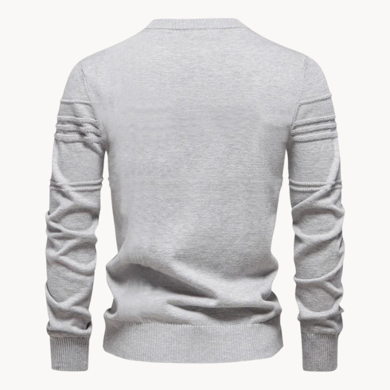 Pullover mit Rundhalsausschnitt für Herren