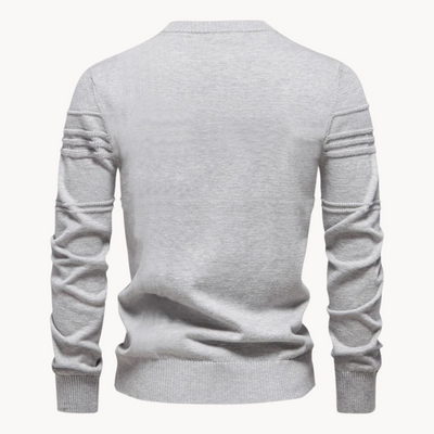 Pullover mit Rundhalsausschnitt für Herren