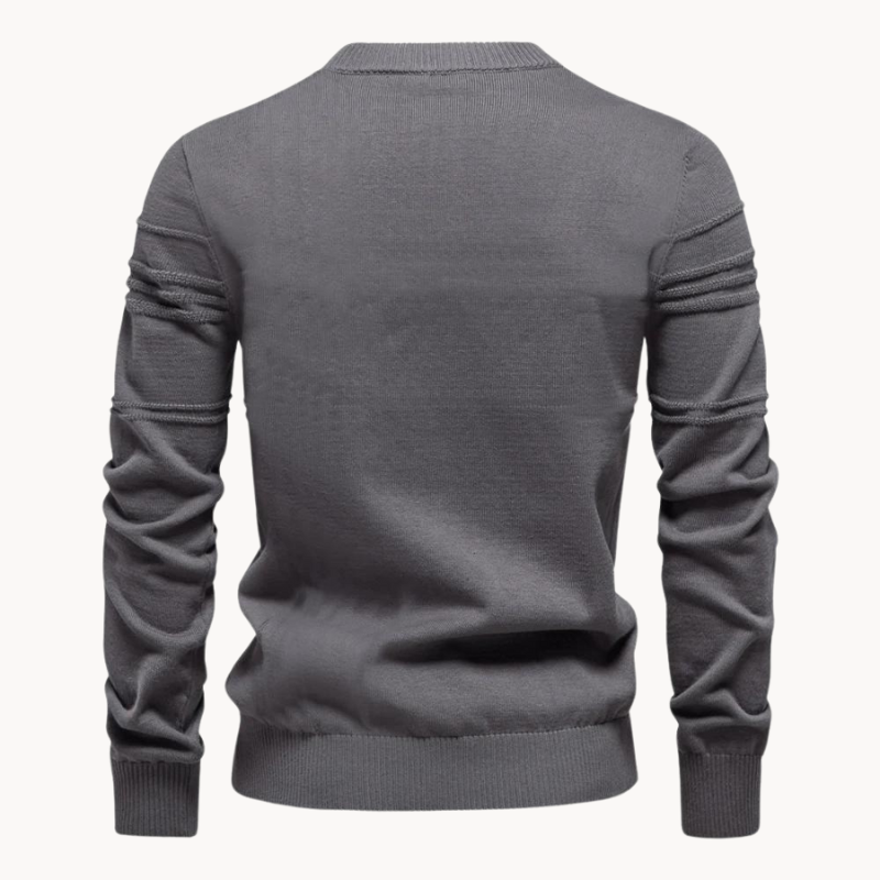 Pullover mit Rundhalsausschnitt für Herren