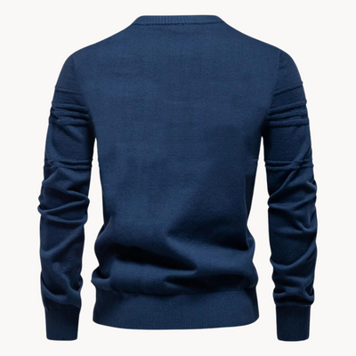 Pullover mit Rundhalsausschnitt für Herren