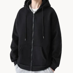 Brielle | Maßgeschneiderter und eleganter Sommer-Hoodie in Schwarz