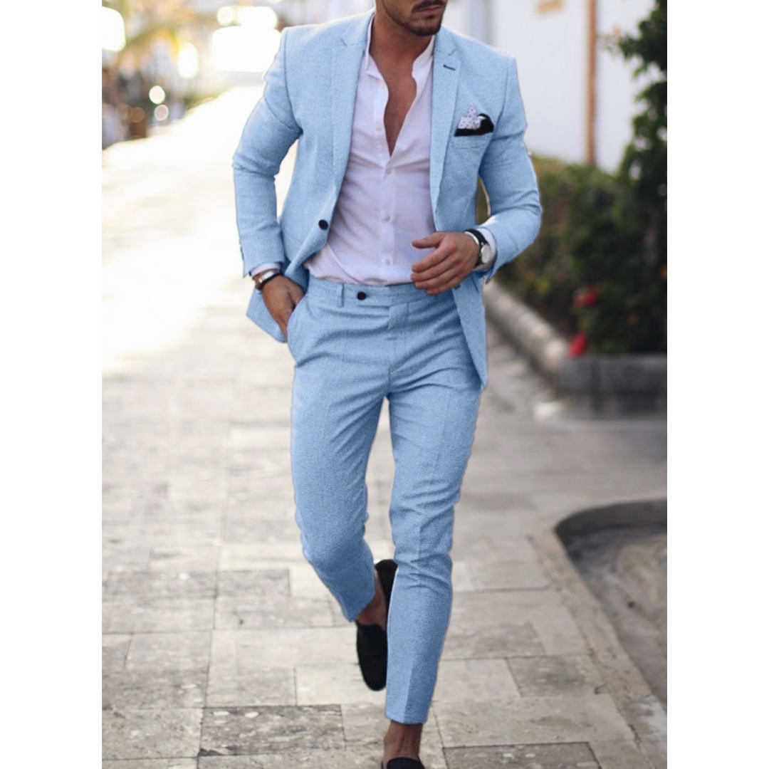Herren Sommer 2-Teiler Hochzeitsgast Anzug | Jacke und Hose