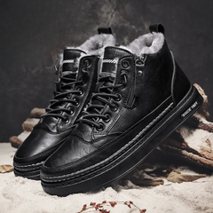 Bryson | Winterstiefel aus Leder in Schwarz