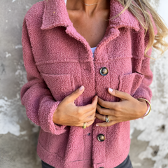 MAISIE™⏐Elegante Herbst- und Winterjacke in Rosa
