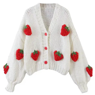 Emeline - Locker gestrickte Strickjacke