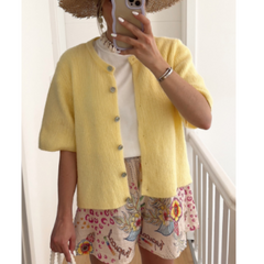 Babette - Strickjacke in Gelb